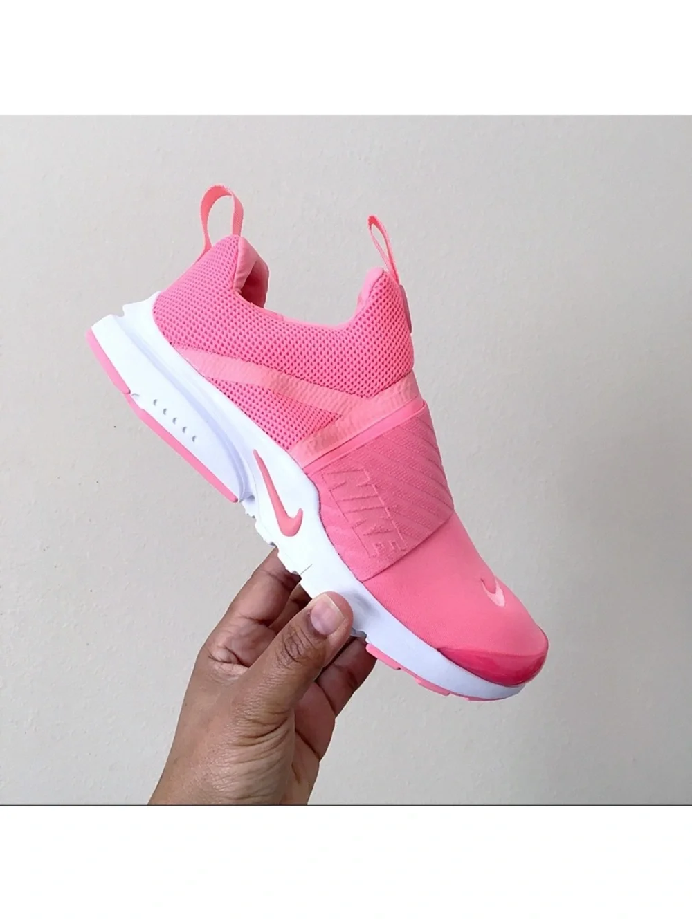 Nike Presto Extreme Pink Gaze Slip-On Athletic Sneaker Size 6Y / 7.5 women